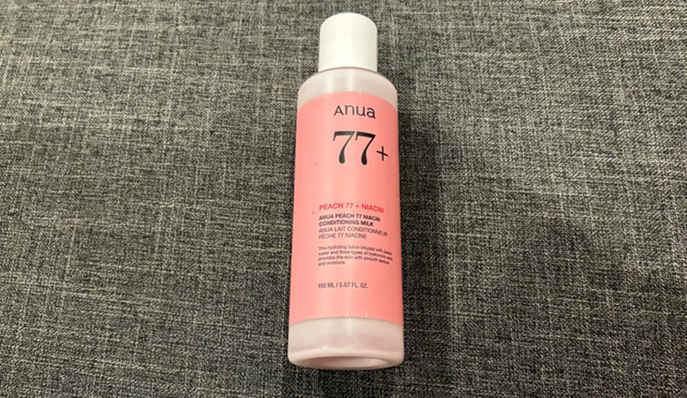 ANUA 桃 77% ナイアシン コンディショニングミルクを実際に使用してみた-1