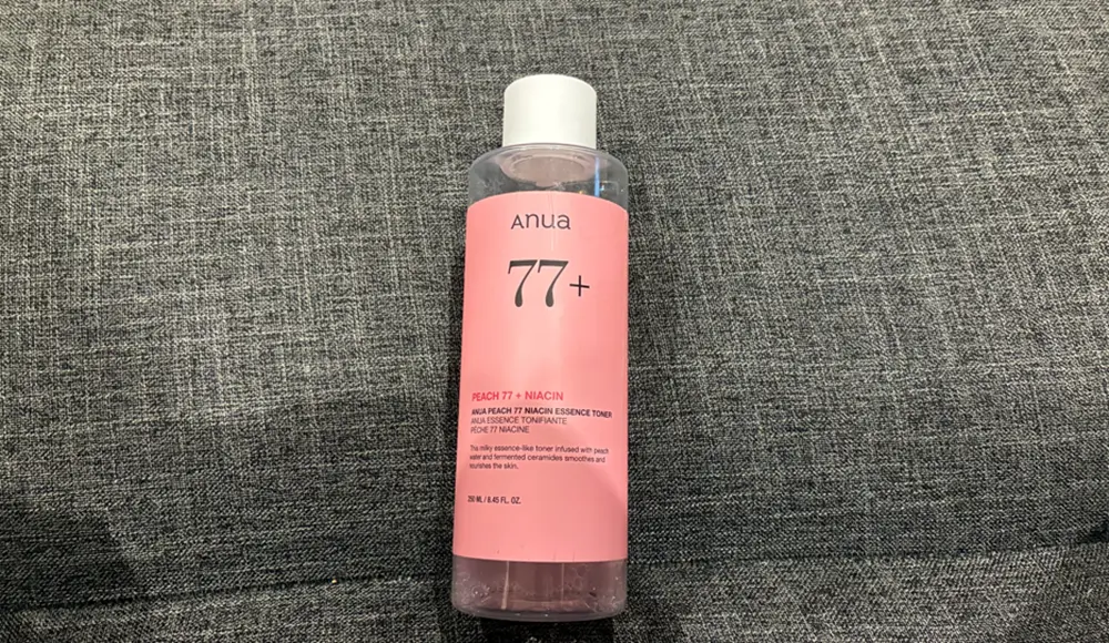 ANUA 桃 77% ナイアシン エッセンストナーを実際に使用してみた-1