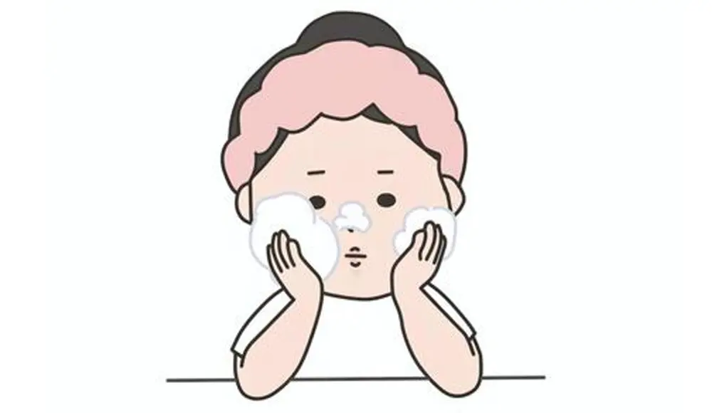 泡パックを行っている画像