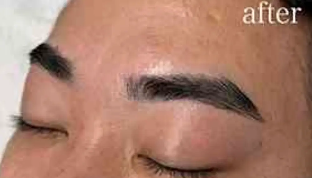 眉毛カットのアフター(1回目)