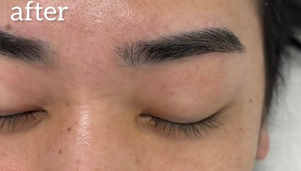 眉毛カットのアフター(2回目)